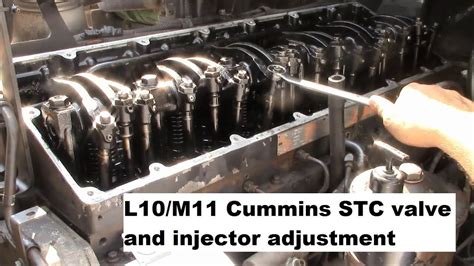 This engine is a LTA10-A external damper. . Cummins m11 stc injector adjustment